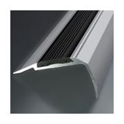 Schodová hrana vŕtaná s PVC vložkou 60x34 mm
