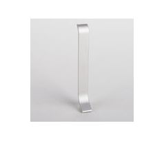 Šampanský Matný, lakovaný, Koncový prvok pravý k soklovému profilu 58x12 mm, PVC,