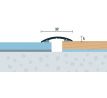 Buk Dulcium, Prechodový profil samolepiaci 32x5 mm, dĺžka 90 cm