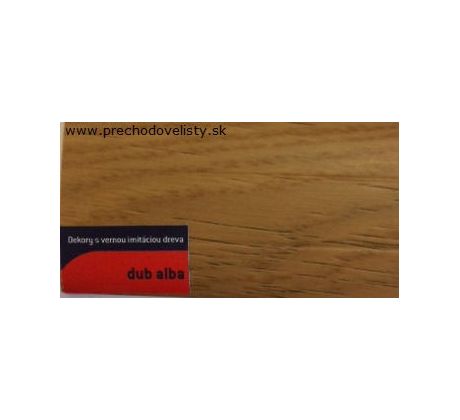 Dub Alba, Prechodový profil samolepiaci 38x2,5 mm, dĺžka 270 cm