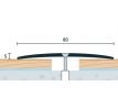 Šampanský Matný, Prechodový profil vŕtaný 80x5 mm, dĺžka 270 cm