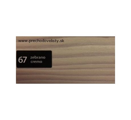 Zebrano Cremo, Prechodový profil WELL, šírka 32 mm, nivelácia 0-5,5 mm, hliník, dĺžka 90 cm