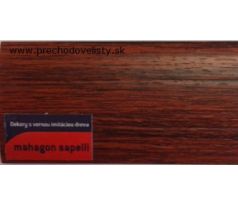 Mahagón Sapelli, Prechodový profil WELL, šírka 50 mm, nivelácia 0-16 mm, dĺžka 90 cm