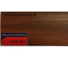 Orech Nigra Schodová hrana samolepiaca 24,5x10 mm, dĺžka 90 cm