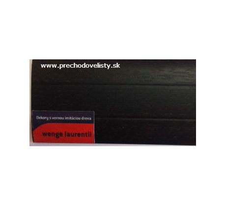 Wenge laurentii Schodová hrana samolepiaca 24,5x10 mm, dĺžka 90 cm