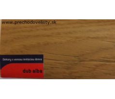 Dub Alba Schodová hrana samolepiaca 24,5x20 mm, dĺžka 270 cm